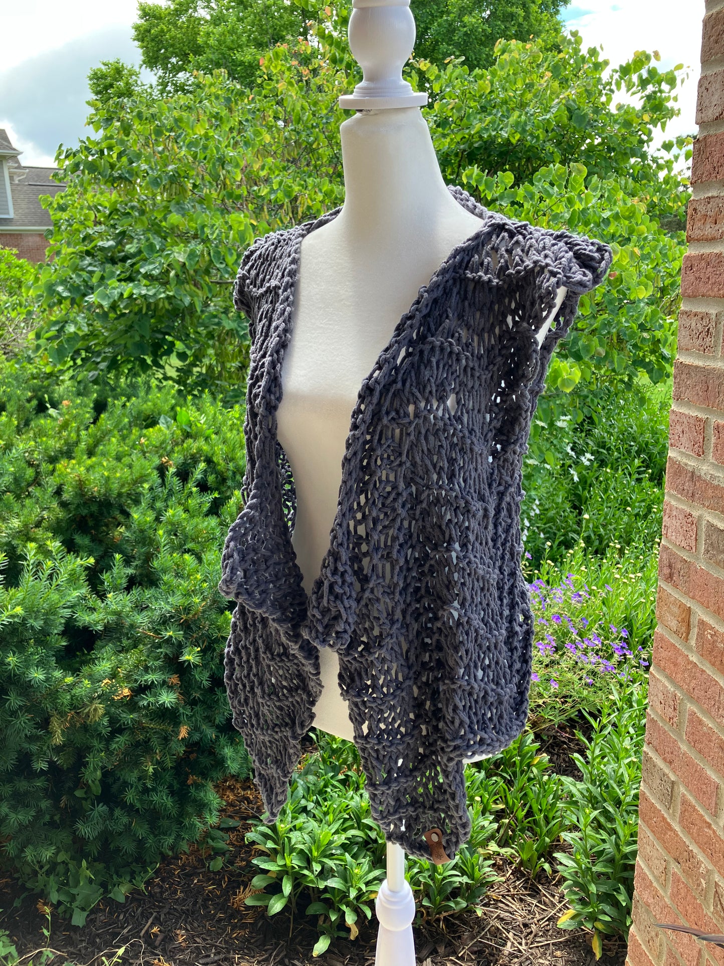 All Season Knitted Flowy Boho Vest
