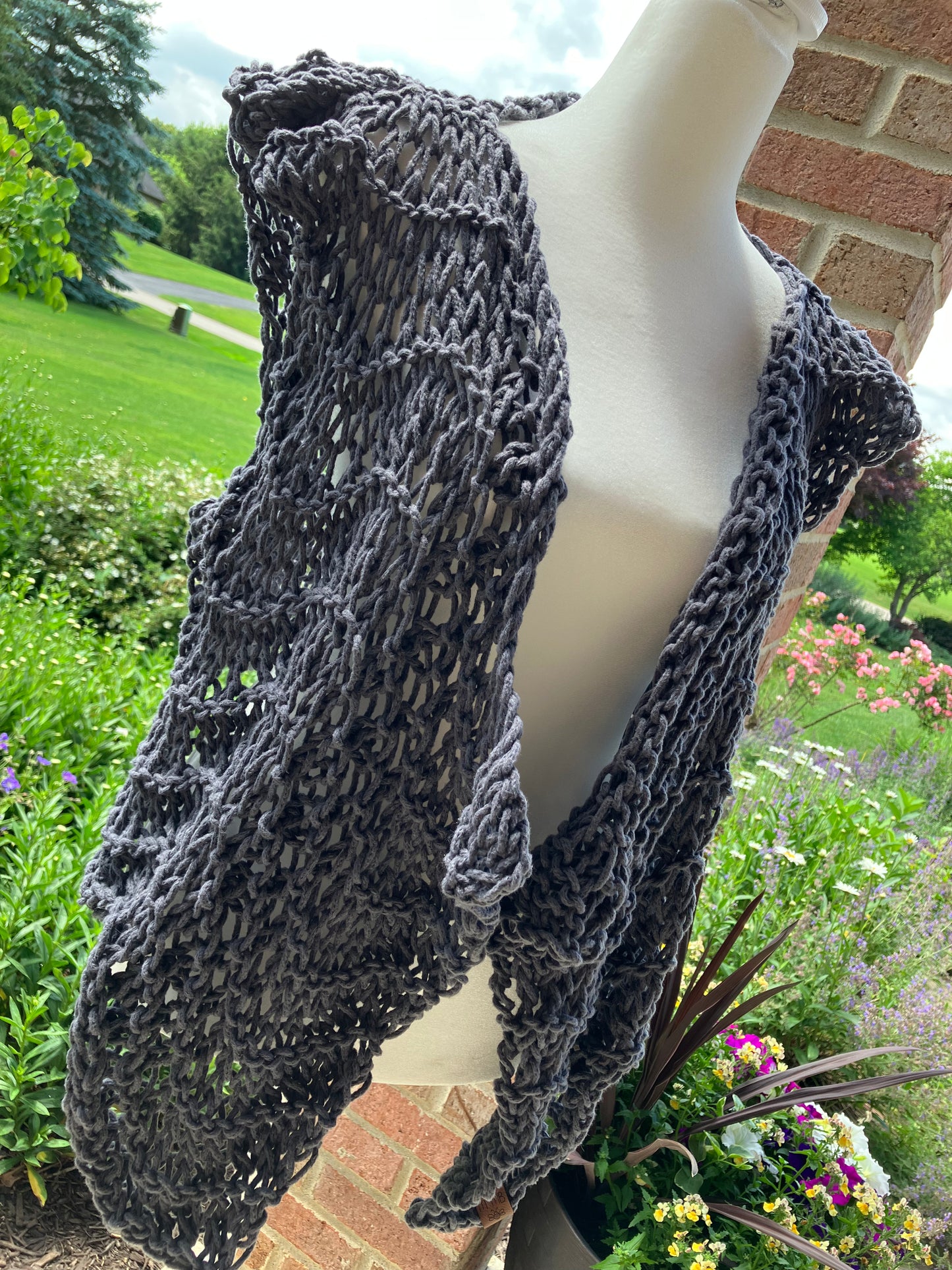 All Season Knitted Flowy Boho Vest